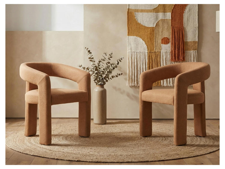 Princeton Dining Chair Orange Set of 2