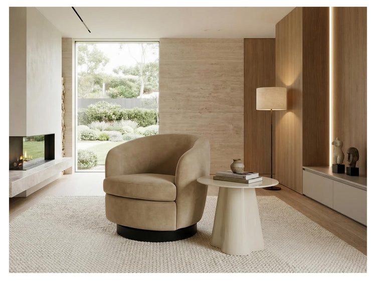 Tahoe Side Table Gloss Tofu