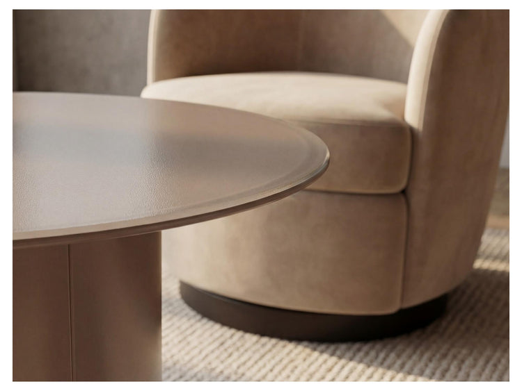 Jaffa Side Table Matte Chestnut