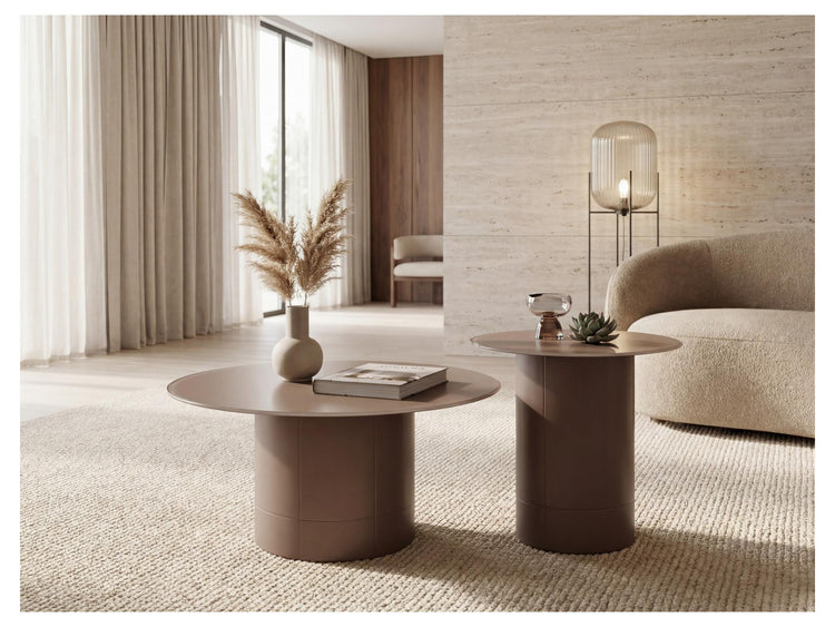 Jaffa Side Table Matte Chestnut