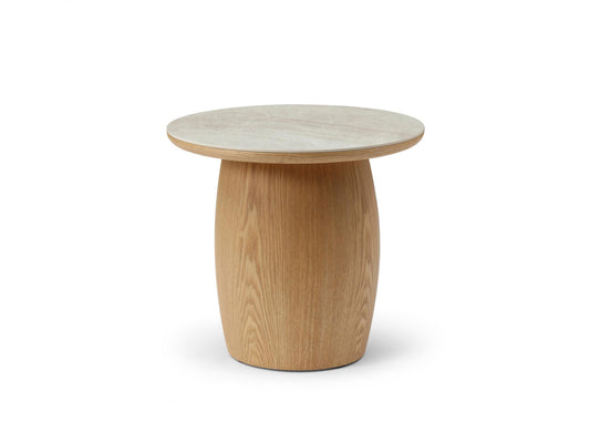 Byron Side Table Taj Mahal / Natural