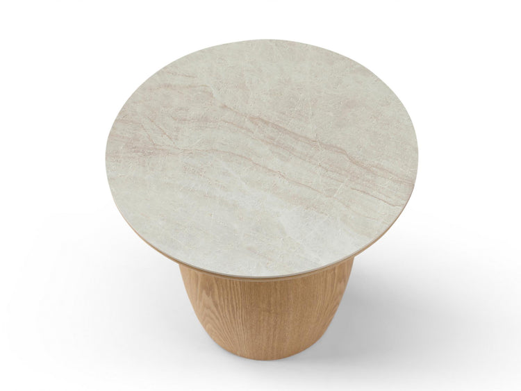 Byron Side Table Taj Mahal / Natural