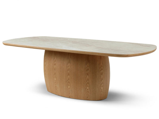 Byron Dining Table Taj Mahal / Natural