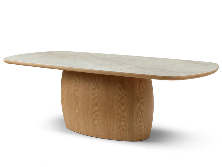 Byron Dining Table Taj Mahal / Natural