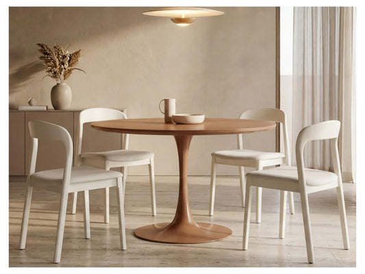 Elan Dining Table Matte Pumpkin