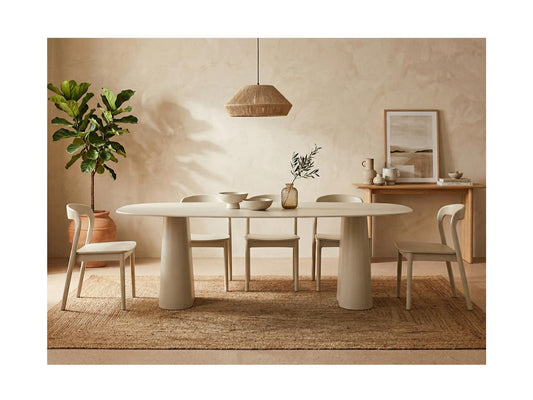 Portofino Dining Table Matte Tofu