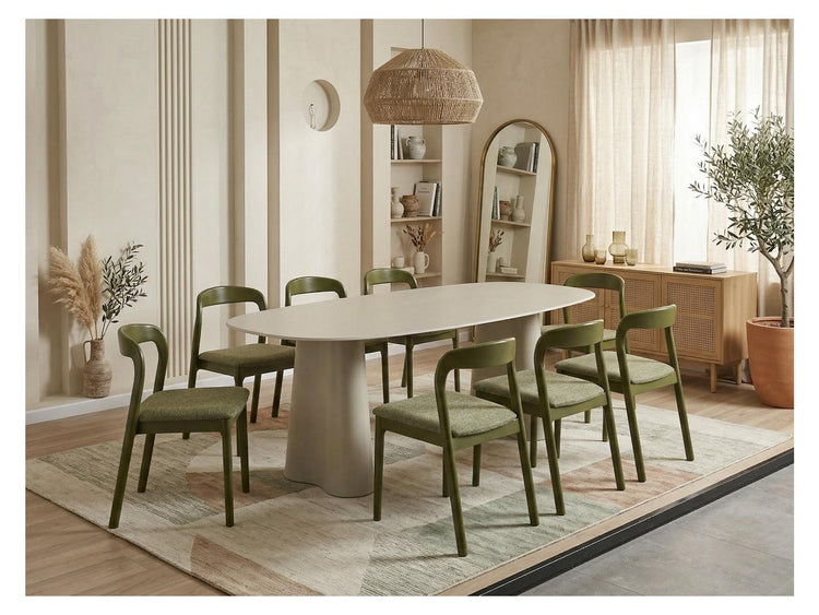 Portofino Dining Table Matte Tofu