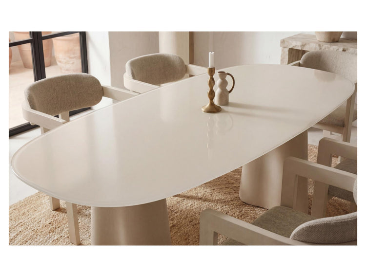 Portofino Dining Table Matte Tofu