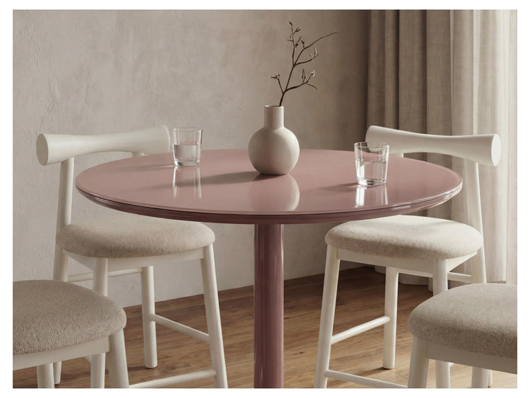 Positano Dining Table Matte Dusty Rose