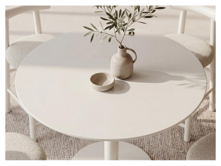 Positano Dining Table Matte Tofu