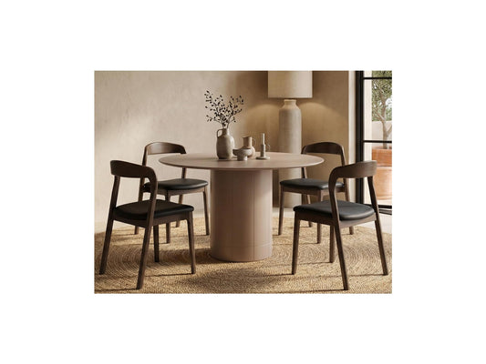 Rimini Dining Table Matte Chestnut