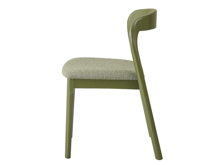 Inari Dining Chair Matte Olive / Olive Set of 2