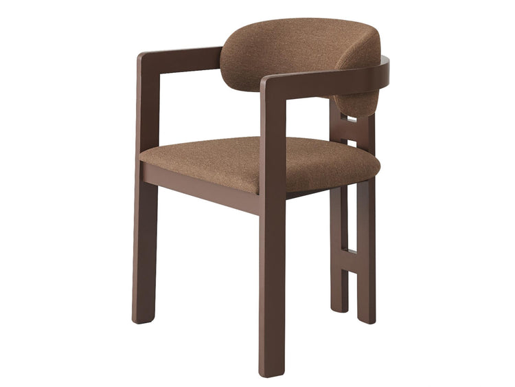 Malmo Dining Chair Matte Chestnut / Rust  Set of 2