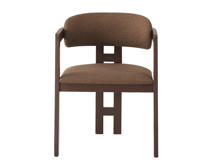 Malmo Dining Chair Matte Chestnut / Rust  Set of 2