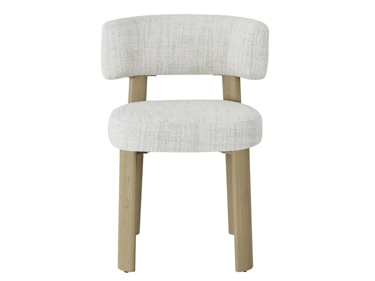 Palermo Dining Chair Mist Grey / Natural Set of 2