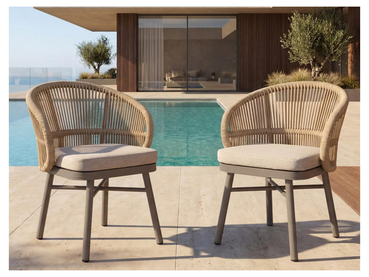 St George Dining Chair Champagne Set of 2