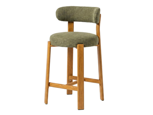 Avila Bar Stool Olive / Natural Set of 2