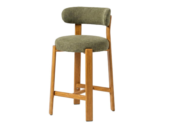 Avila Bar Stool Olive / Natural Set of 2