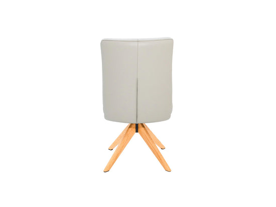 Alexandra Dining Chair Beige/ Natural Oak Set of 2 — image 4