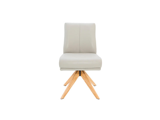 Alexandra Dining Chair Beige/ Natural Oak Set of 2 — image 5