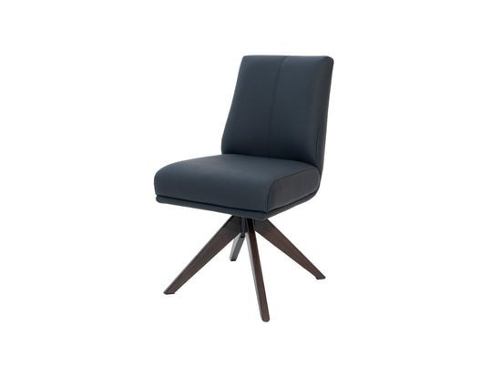 Alexandra Dining Chair Black/ Dark Walnut Set of 2 — image 1