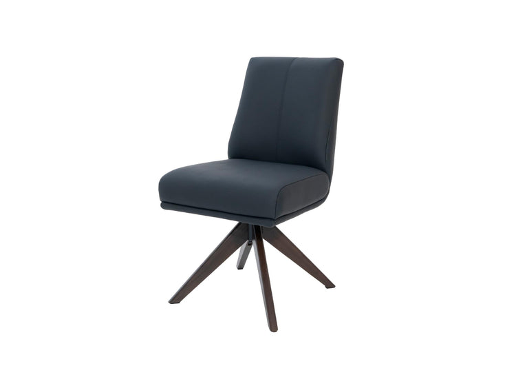 Alexandra Dining Chair Black/ Dark Walnut Set of 2 — image 1