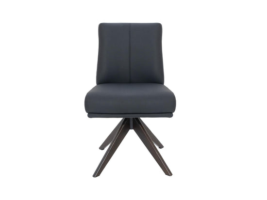 Alexandra Dining Chair Black/ Dark Walnut Set of 2 — image 5