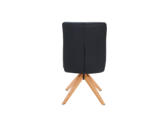 Alexandra Dining Chair Black/ Natural Oak Set of 2 — image 4