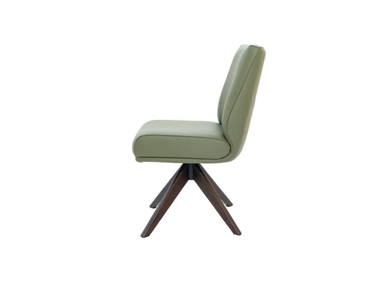 Alexandra Dining Chair Olive/ Dark Walnut Set of 2 — image 2