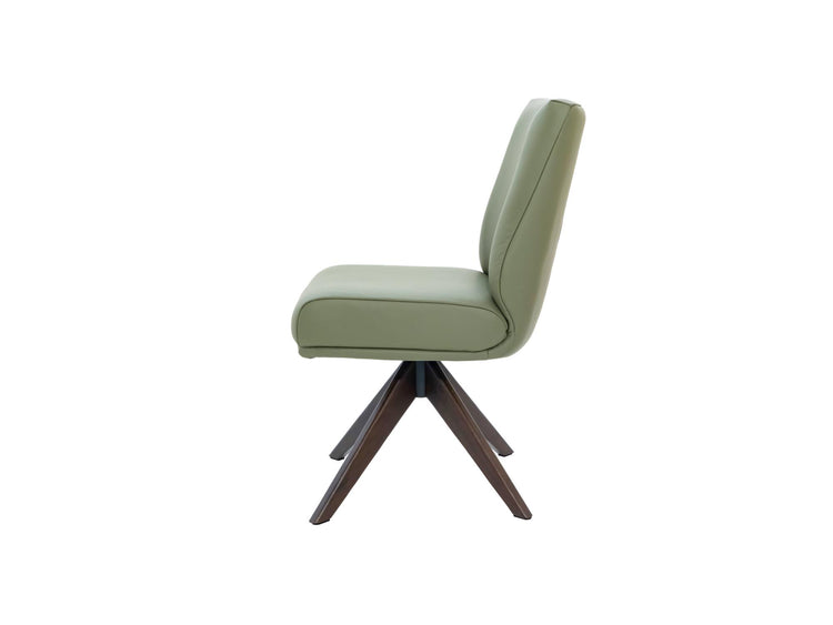 Alexandra Dining Chair Olive/ Dark Walnut Set of 2 — image 2