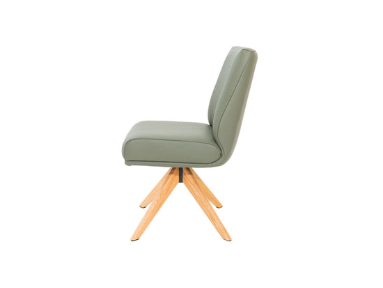 Alexandra Dining Chair Olive/ Natural Oak Set of 2 — image 2