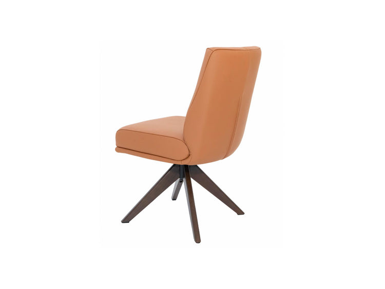 Alexandra Dining Chair Tan/ Dark Walnut Set of 2 — image 3