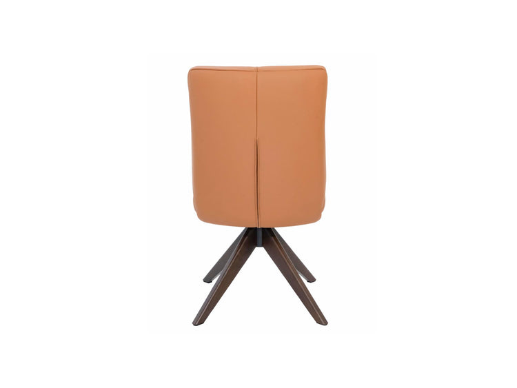 Alexandra Dining Chair Tan/ Dark Walnut Set of 2 — image 4
