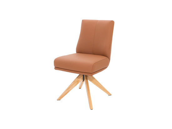 Alexandra Dining Chair Tan/ Natural Oak Set of 2 — image 1
