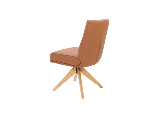 Alexandra Dining Chair Tan/ Natural Oak Set of 2 — image 3