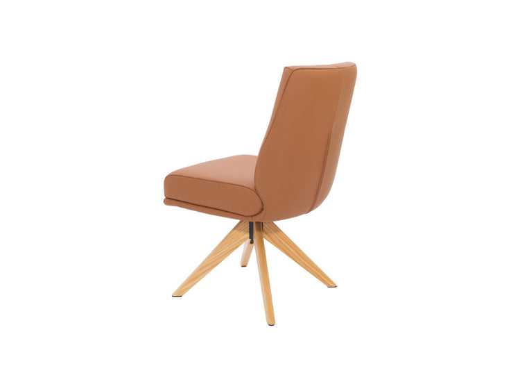 Alexandra Dining Chair Tan/ Natural Oak Set of 2 — image 3