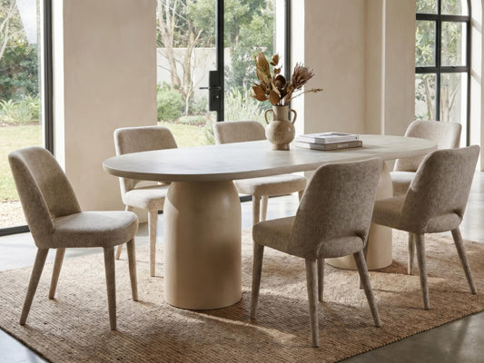 Calisto Dining Table Pebble