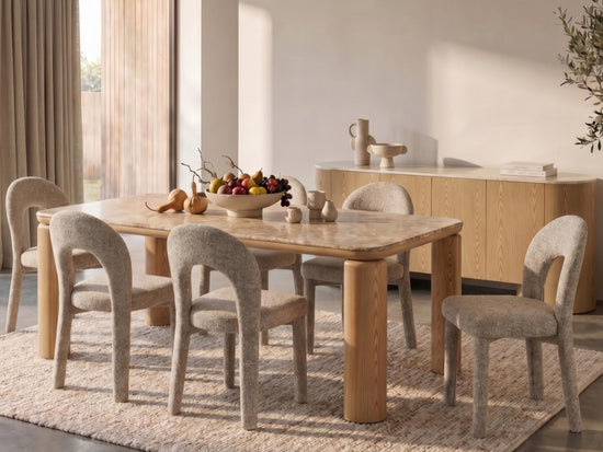Francesca Dining Table Natural Oak