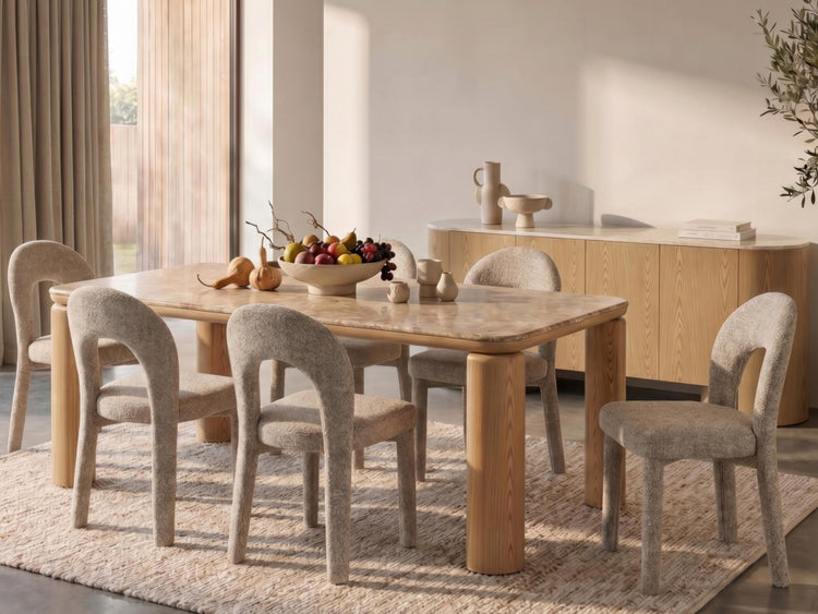 Francesca Dining Table Natural Oak
