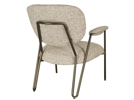 Noren Accent Chair Macadamia / Matte Bronze