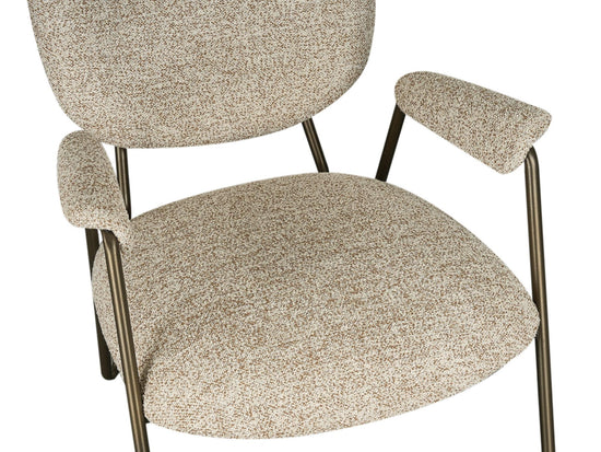 Noren Accent Chair Macadamia / Matte Bronze
