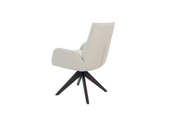 Monti Dining Chair Beige/ Dark Walnut Set of 2 — image 3