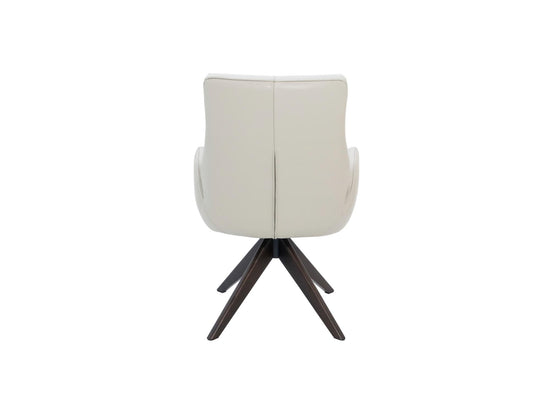 Monti Dining Chair Beige/ Dark Walnut Set of 2 — image 4