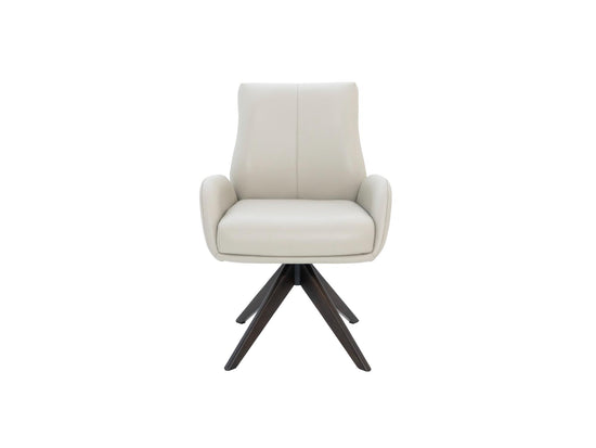 Monti Dining Chair Beige/ Dark Walnut Set of 2 — image 5