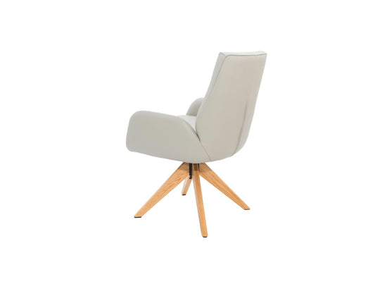 Monti Dining Chair Beige/ Natural Oak Set of 2 — image 3