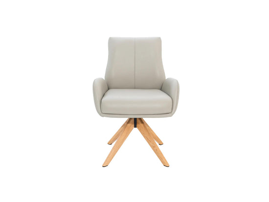 Monti Dining Chair Beige/ Natural Oak Set of 2 — image 5