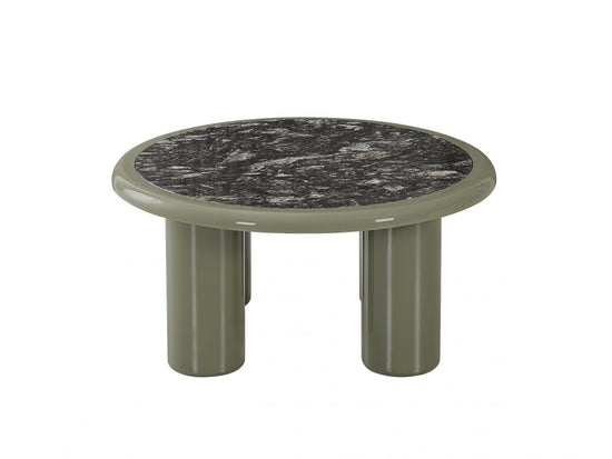 Tiber Coffee Table Olive / Grey Stone