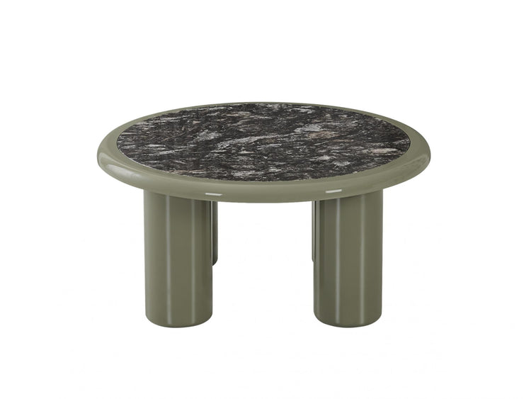 Tiber Coffee Table Olive / Grey Stone