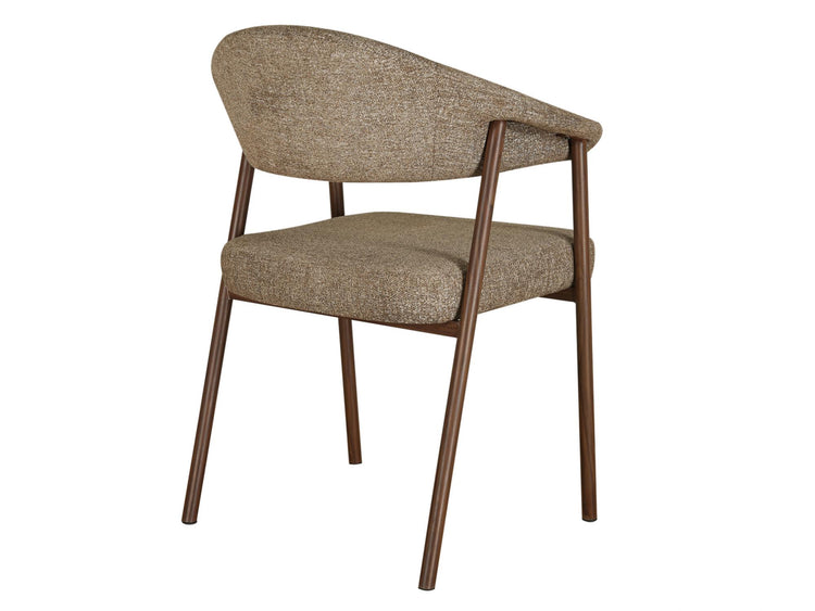 Como Dining Chair Toffee / Dark Walnut Set of 2