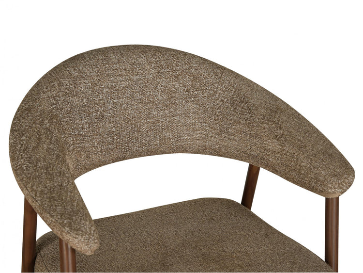 Como Dining Chair Toffee / Dark Walnut Set of 2